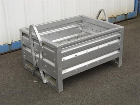 steel pallet box used|heavy duty pallet boxes.